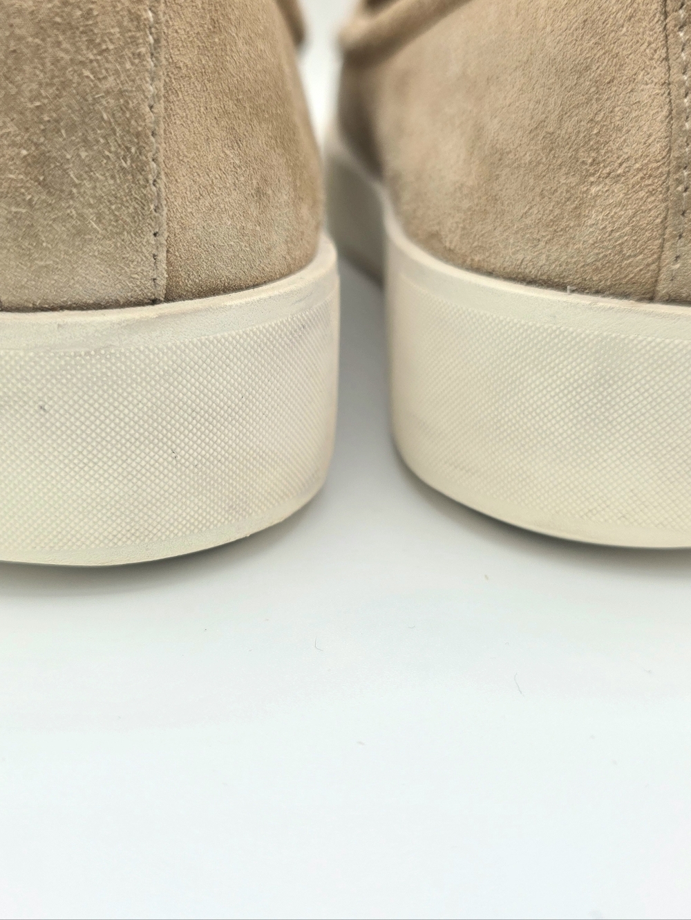 Vince Suede Loafers Womens 8.5 Tan Slip On Flats Leather Comfort Casual Shoes - Picture 8 of 12